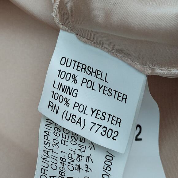 Zara Lace Overlay Fit and Flare Short Dress Size Small Sleeveless Side Zipper - Picture 12 of 15